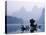 Cormorant Fishermen, Li River, Yangshou, Guilin, Guangxi Province, China-Steve Vidler-Stretched Canvas