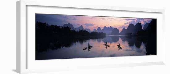 Cormorant Fishermen, Li River, Yangshuo, China-James Montgomery Flagg-Framed Photographic Print