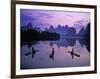 Cormorant Fishermen, Li River, Yangshuo, Guangxi, China-James Montgomery Flagg-Framed Photographic Print