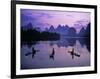 Cormorant Fishermen, Li River, Yangshuo, Guangxi, China-James Montgomery Flagg-Framed Photographic Print