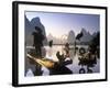 Cormorant Fishermen, Li River, Yangshuo, Guangxi, China-Peter Adams-Framed Photographic Print