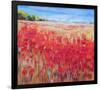 Corn And Poppies IV-null-Framed Premium Giclee Print