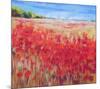 Corn And Poppies IV-null-Mounted Premium Giclee Print