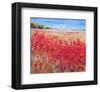 Corn And Poppies IV-null-Framed Art Print