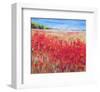 Corn And Poppies IV-null-Framed Art Print