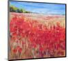 Corn And Poppies IV-null-Mounted Art Print
