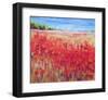 Corn And Poppies IV-null-Framed Art Print