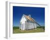 Corn Barn, a Wooden Building on a Farm at Hudson, the Midwest, Illinois, USA-Ken Gillham-Framed Photographic Print