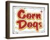 Corn Dogs Distressed-Retroplanet-Framed Giclee Print