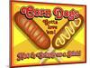 Corn Dogs Sign-Mark Frost-Mounted Giclee Print