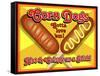 Corn Dogs Sign-Mark Frost-Framed Stretched Canvas