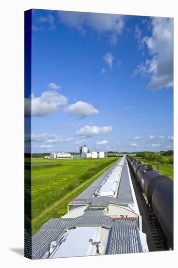 Corn Ethanol Processing Plant-David Nunuk-Stretched Canvas