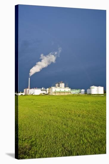 Corn Ethanol Processing Plant-David Nunuk-Stretched Canvas