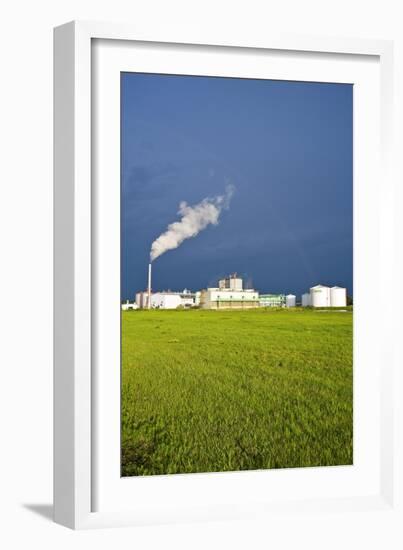 Corn Ethanol Processing Plant-David Nunuk-Framed Photographic Print