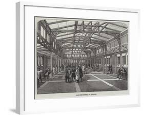 Corn-Exchange, at Hitchin-null-Framed Giclee Print