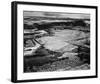 Corn Field, Indian Farm near Tuba City, Arizona, in Rain, 1941-Ansel Adams-Framed Art Print