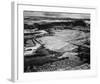 Corn Field, Indian Farm near Tuba City, Arizona, in Rain, 1941-Ansel Adams-Framed Art Print