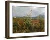 Corn Fields and Poppies, 1888-Vincent van Gogh-Framed Giclee Print