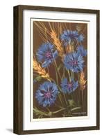 Corn Flowers and Wheat-null-Framed Art Print