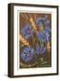 Corn Flowers and Wheat-null-Framed Art Print