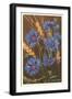Corn Flowers and Wheat-null-Framed Art Print
