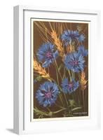 Corn Flowers and Wheat-null-Framed Art Print