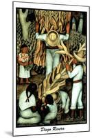Corn Harvest Diego Rivera Mexico-null-Mounted Art Print