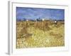 Corn Harvest in Provence-Vincent van Gogh-Framed Giclee Print