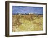 Corn Harvest in Provence-Vincent van Gogh-Framed Giclee Print