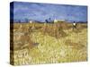 Corn Harvest in Provence-Vincent van Gogh-Stretched Canvas