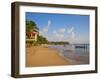 Corn Islands, Little Corn Island, Beach Bar Near the Viillage, Nicaragua-Jane Sweeney-Framed Photographic Print