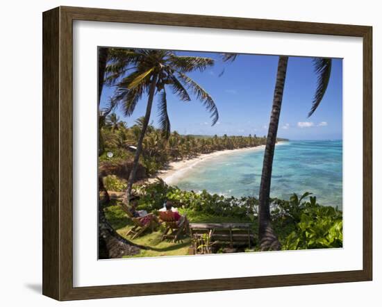 Corn Islands, Little Corn Island, Coral and Iguana Beach, Nicaragua-Jane Sweeney-Framed Photographic Print