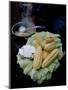 Corn on the Cob with Local Cheese, Ollantaytambo, Peru-Cindy Miller Hopkins-Mounted Photographic Print