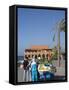 Corn Seller on the Corniche, Beirut, Lebanon, Middle East-Christian Kober-Framed Stretched Canvas