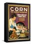 Corn, the Food of the Nation-null-Framed Stretched Canvas