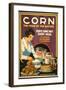 Corn, the Food of the Nation-null-Framed Art Print