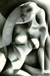 Cubist Nude - 17-10-15-Corne Akkers-Laminated Giclee Print