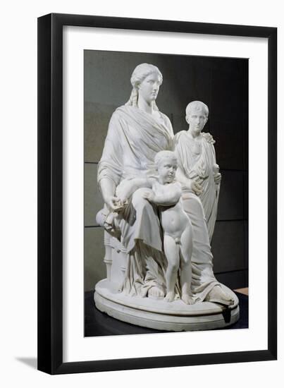 Cornelia, Mother of the Two Gracchi Brothers, 1861-Pierre Jules Cavelier-Framed Giclee Print
