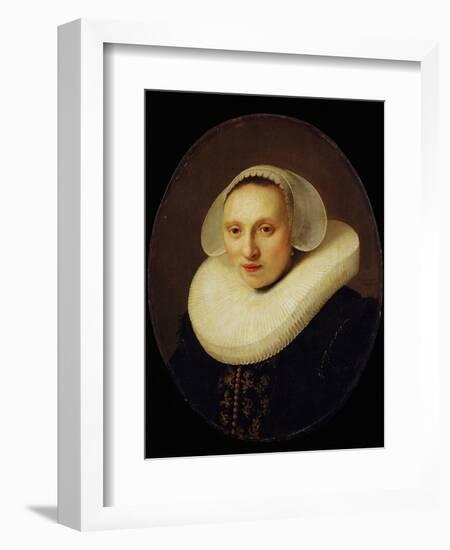 Cornelia Pronck, Wife of Albert Cuyper, Merchant, Aged 33, Painted 1633-Rembrandt van Rijn-Framed Giclee Print