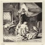 A Tavern Interior with Three Figures-Cornelis Bega-Giclee Print