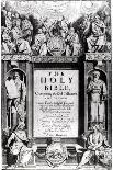 Frontispiece to "The Holy Bible," Published by Robert Barker, 1611-Cornelis Boel-Giclee Print