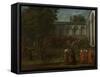 Cornelis Calkoen on His Way to His Audience with Sultan Ahmed III-Jean Baptiste Vanmour-Framed Stretched Canvas