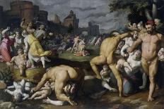 The Fall of the Titans The Titanomachia-Cornelis Cornelisz van Haarlem-Giclee Print