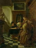Pair Making Music-Cornelis de Man-Art Print