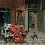 Interior with a Carpet-Cornelis de Man-Framed Premium Giclee Print