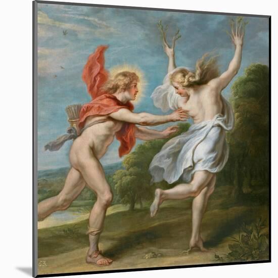 Cornelis de Vos / 'Apollo and Daphne', 17th century, Flemish School, Oil on canvas, 193 cm x 207...-CORNELIS DE VOS-Mounted Poster