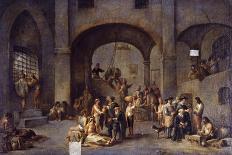To Visit the Sick, Cycle from the Seven Works of Mercy, after 1625-Cornelis De Wael-Giclee Print