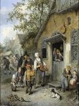 Fish Market-Cornelis Dusart-Framed Art Print