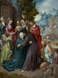 Christ Taking Leave of His Mother, C.1515-20-Cornelis Engebrechtsz-Giclee Print