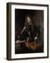 Cornelis Evertsen, Lieutenant-Admiral of Zeeland-Nicolaes Maes-Framed Art Print